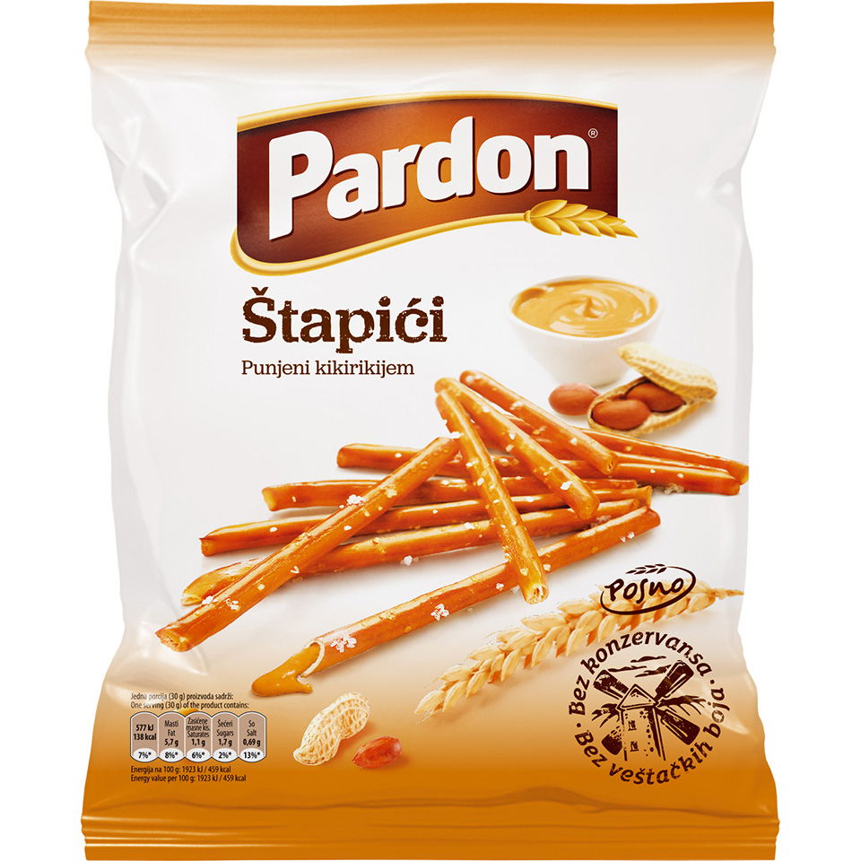 Stick Pardon with peanuts 230g